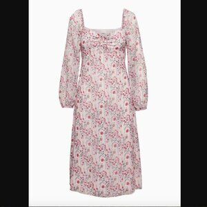 Aritzia Jacqueline dress in poetic pink/bright rose, size 0